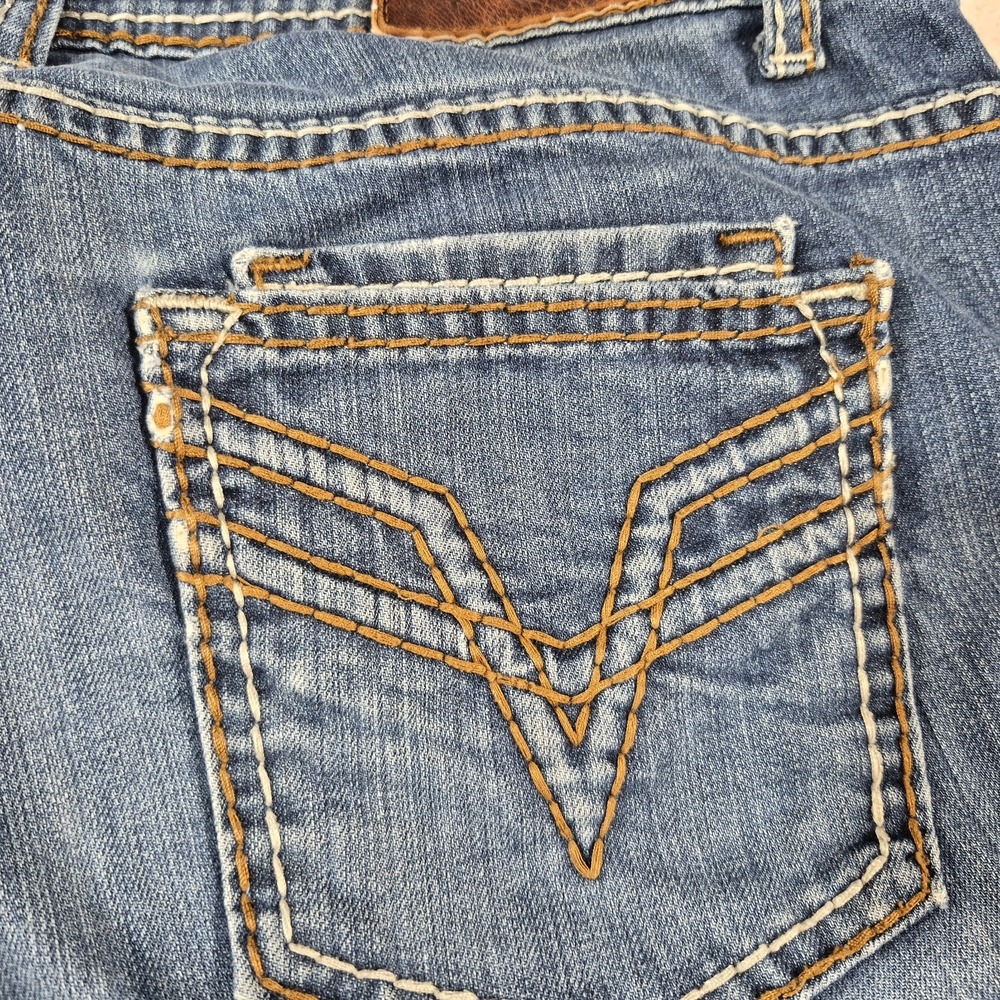 Women Vigoss Collection bootcut jeans stretch blend low cut medium sandblast Y2K - Picture 16 of 16